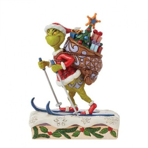 Grinch sciatore figurine - grinch,