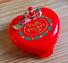 Vintage Polly Pocket Musical Natale 1989 Completo al 99%.