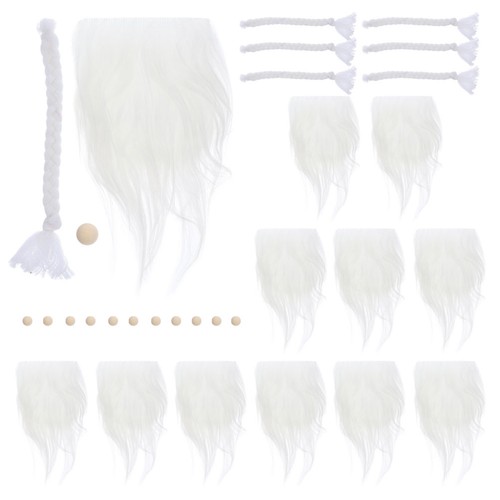 Barba finta realistica trecce - barba,