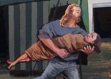 'Gesù salva la signora deformata dal circo Freak Show' folk - Gesù - KATA BILLUPS