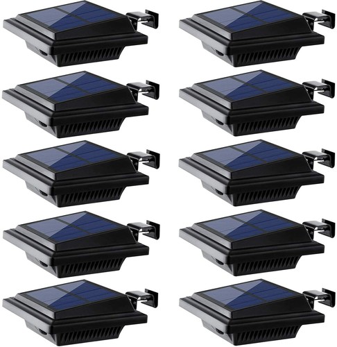 10pz luce solare - solare, recinzione