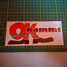 adesivo vintage STICKER kleber ok kammi