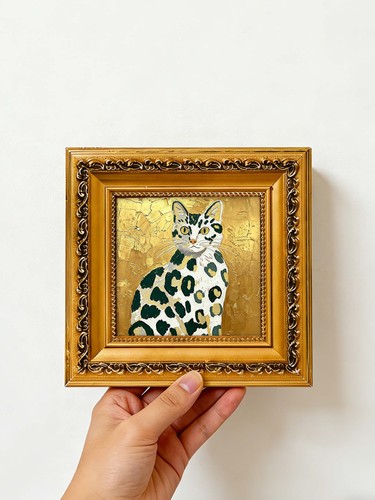 Stampa leopardo ritratto - , gatto