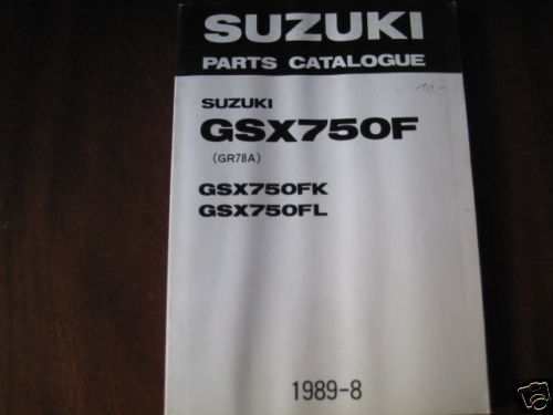 Catalogo ricambi suzuki gsx - catalogo,