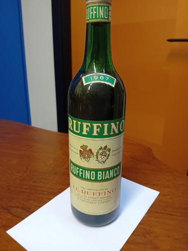 Antica bottiglia vino bianco - bottiglia,