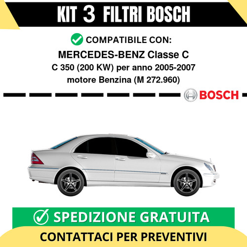Kit bosch filtri tagliando - kit,