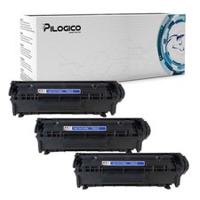 3 TONER Q2612X 12X PER HP LASERJET 1010 1012 1015 1018 1020 1022 1022N 3000 3015