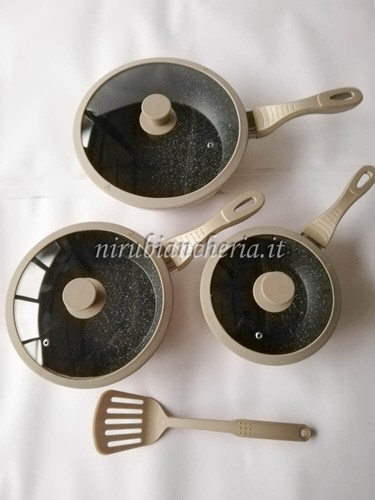 Set padelle antiaderente con