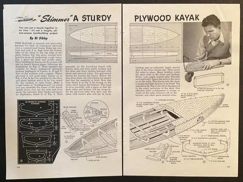 Kayak compensato - kayak, in