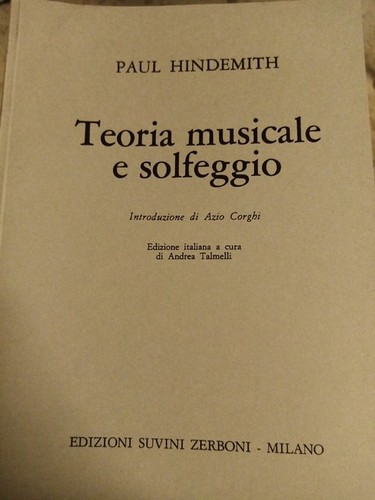 Hindemith teoria musicale e - teoria,