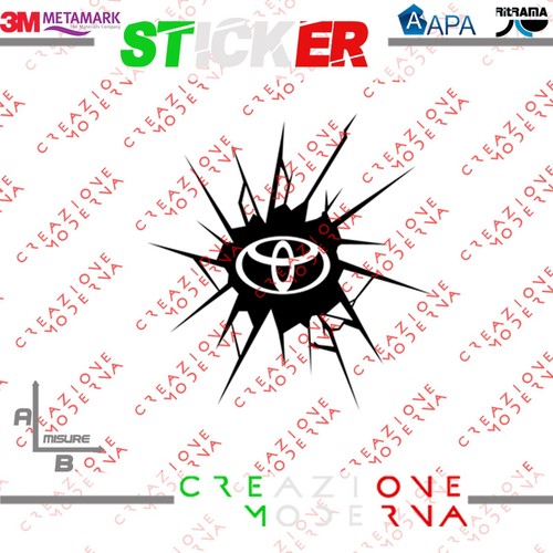 Adesivo sticker logo - logo, toyota