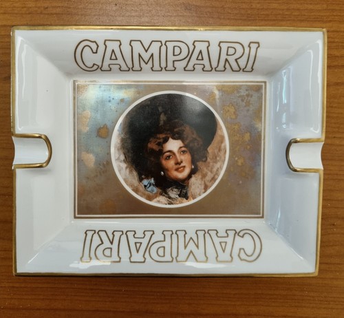 Posacenere campari ceramica - posacenere,