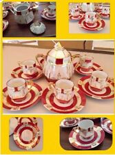 Servizio Da Caffè in porcellana ANTICO 1800! Con Zuccheriera,  Integro