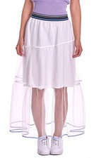 GONNA LUNGA TWINSET IN TULLE