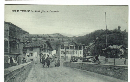 Cartolina cesana torinese - cartolina,