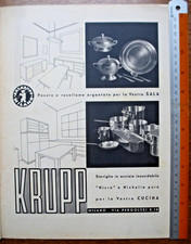 Advertising 1937 ART KRUPP -