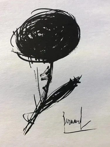 Bernard buffet rosa nera - bernard, buffet: