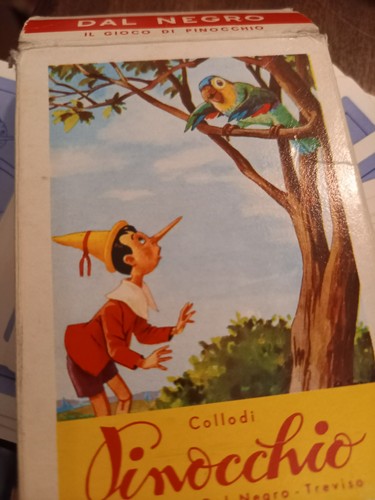 Carte gioco pinocchio - carte, di