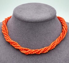 Collana Corallo Mediterraneo