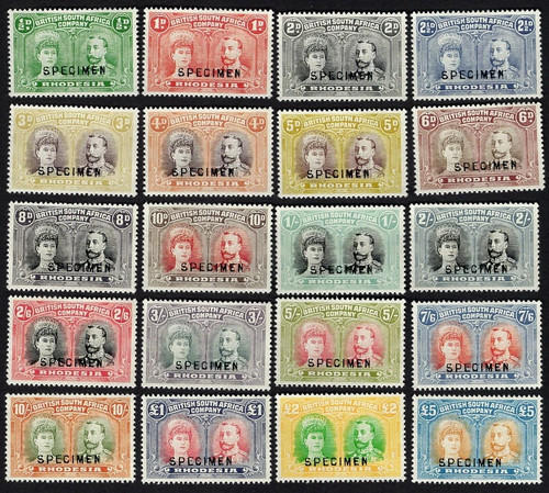 Rhodesia bsac 1910 esempmen - bsac,