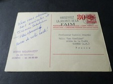 Svizzera Biglietto Postale Con