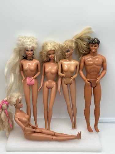 Lotto bambole barbie vintage - 5,