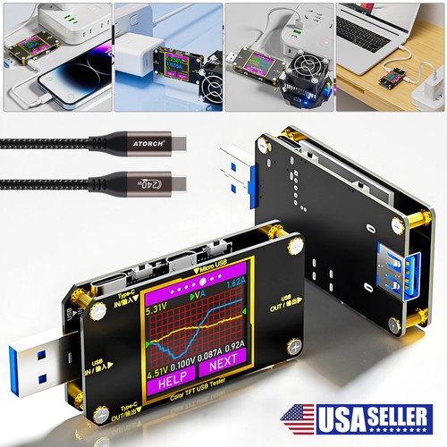 Tester usb type pd - pd, lcd