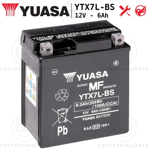 Batteria yuasa ytx7l - yuasa, ytx7l-bs