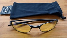 Oakley Occhiali Vintage Metallo Lenti Gialle T Wire RARI United States