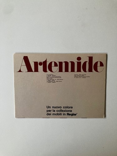 Catalogo pieghevole artemide - catalogo,
