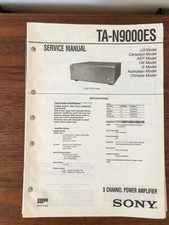 Sony TA-N9000ES Amplificatore