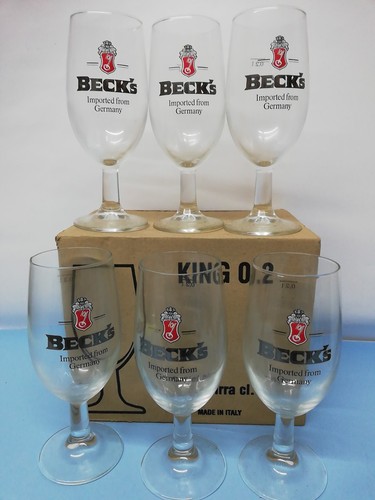 Bicchieri beck birra becks - birra,