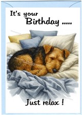 Biglietto di compleanno cane
