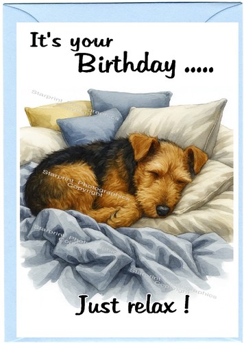 Biglietto compleanno cane - di,