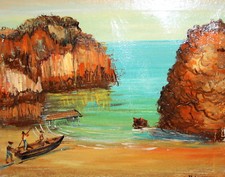 Dipinto ad olio vintage