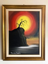 Romano mussolini olio su - romano, |