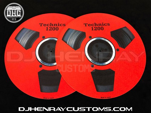 Technics red black reel - black,