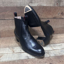 Stivaletti Uomo Pelle-Loots, Folklorico Flamenco Danza Nero Botin Mex E-127