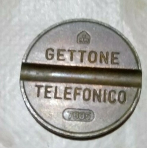 Gettone telefonico con - telefonico, zecca