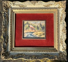 Quadretto miniatura firmato