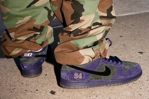 Supreme nike dunk low - x,