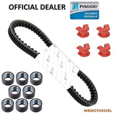 KIT CINGHIA CURSORI RULLI ORIGINALI PIAGGIO BEVERLY 350 SPORT TOURING 2012