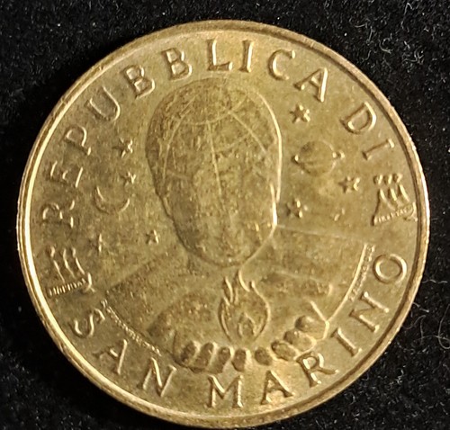 Moneta 200 lire 1997 - , pittura