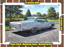 Metal Sign - 1964 Chevrolet Chevelle Malibu SS 3 Watercolor - 10x14