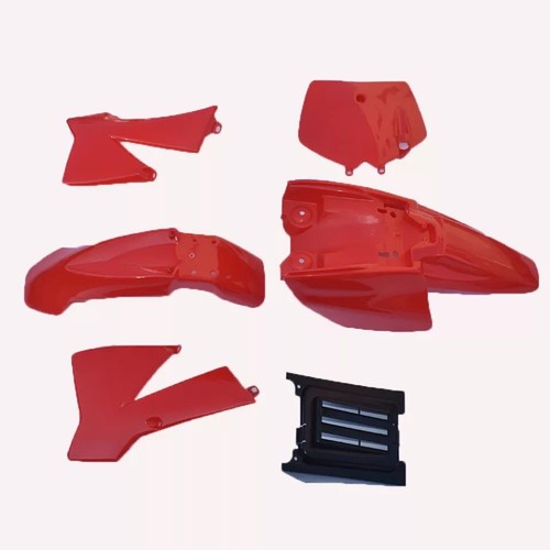 Kit plastiche carene rosse - plastiche,