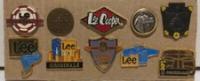 10 SPILLE PINS-LEE COOPER JEANS MODA ABBIGLIAMENTO-BADGE PATAS STIFTE BROCHES