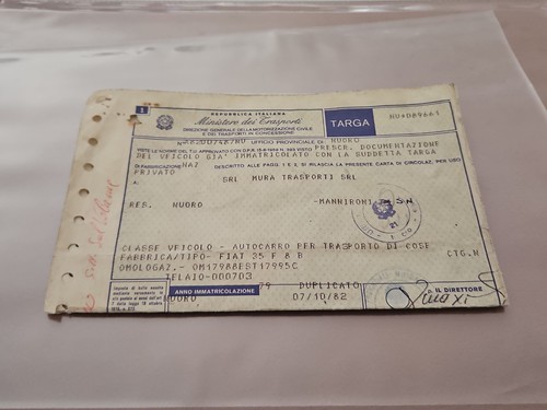 Autocarro fiat 8 b 1982 - 8,