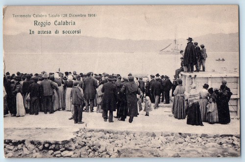 Cartolina italia terremoto - cartolina,
