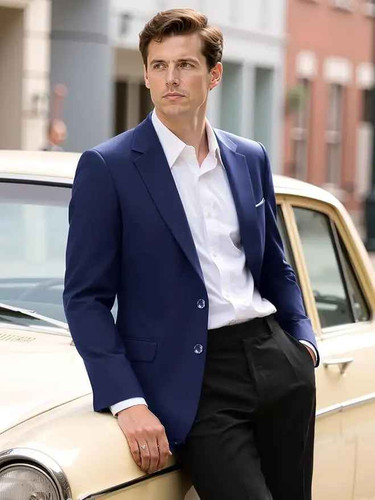 Blazer uomo slim fit - blazer,