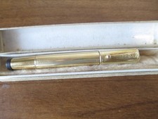 STILOGRAFICA RIENTRANTE SAFETY PEN "COLUMBUS + PENNINO/ NIB ORO GOLD 1910+BOX